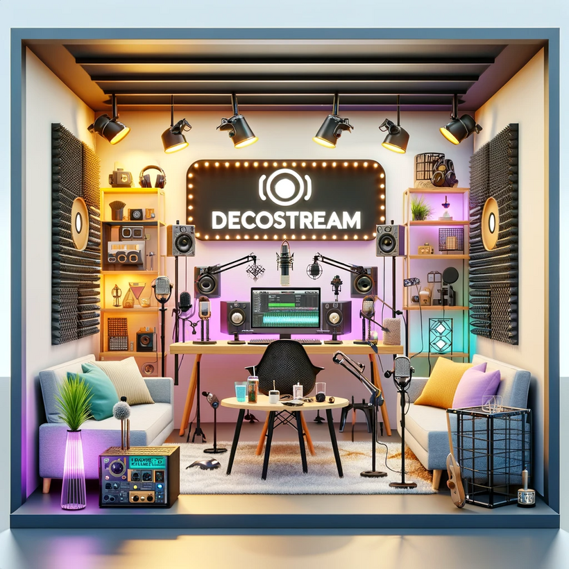 DECOSTREAM, expertos en decoración para sets de streamers, youtubers. Todo en sets. Compara los mejores productos de las mejores plataformas