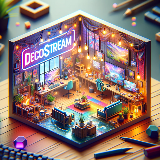 DECOSTREAM. Expertos en decoración de sets para streamers y youtubers.